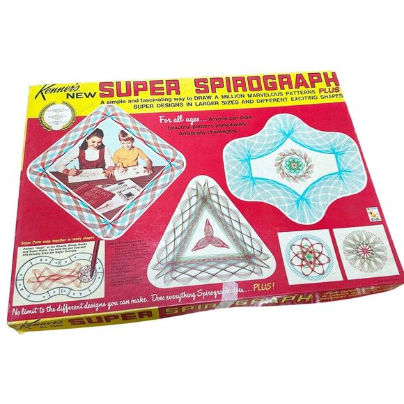 Vintage 1969 Kenner Super Spirograph Set - Picture 1 of 5